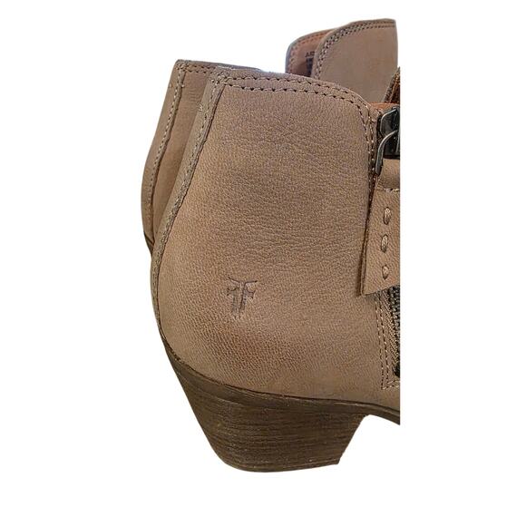 Frye Womens Judith Double‎ Zip Ankle BOOTIES Size 7 - Picture 2 of 7